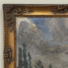 Set of 2 Framed Oil Paintings on Panel by Joseph F. DeCoene