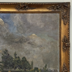 Set of 2 Framed Oil Paintings on Panel by Joseph F. DeCoene