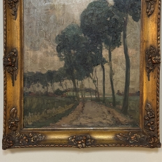 Set of 2 Framed Oil Paintings on Panel by Joseph F. DeCoene