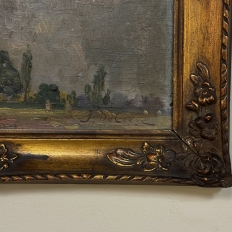 Set of 2 Framed Oil Paintings on Panel by Joseph F. DeCoene