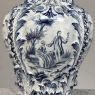 18th Century Hand-Painted Delft Jardinière, Signed LVD