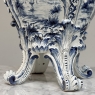 18th Century Hand-Painted Delft Jardinière, Signed LVD