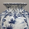 18th Century Hand-Painted Delft Jardinière, Signed LVD
