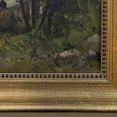 Framed Oil Painting on Panel by Laurent Souky (1914–2005), 'Rochers des Nutons'