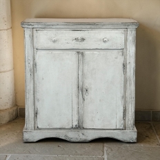 Antique Rustic Country French Painted Cabinet ~ Petite Buffet