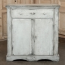 Antique Rustic Country French Painted Cabinet ~ Petite Buffet
