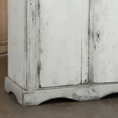 Antique Rustic Country French Painted Cabinet ~ Petite Buffet