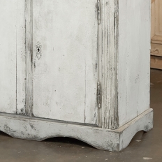 Antique Rustic Country French Painted Cabinet ~ Petite Buffet