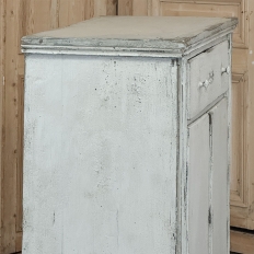 Antique Rustic Country French Painted Cabinet ~ Petite Buffet