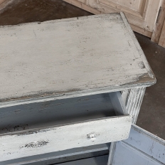 Antique Rustic Country French Painted Cabinet ~ Petite Buffet