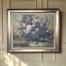 Framed Oil Painting on Canvas by Martin Bollé (1912–1968) 'Still Life with Bouquet of Roses' dated 1961