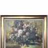 Framed Oil Painting on Canvas by Martin Bollé (1912–1968) 'Still Life with Bouquet of Roses' dated 1961