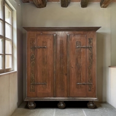 19th Century Swedish Painted Armoire