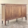 19th Century French Louis XVI Marble Top Buffet in Stripped Oak
