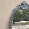 19th Century French Louis XVI Oval Painted Mirror