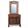 19th Century French Empire Period Mahogany Chest with Mirror