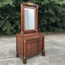 19th Century French Empire Period Mahogany Chest with Mirror