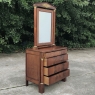 19th Century French Empire Period Mahogany Dresser with Mirror