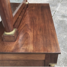19th Century French Empire Period Mahogany Dresser with Mirror