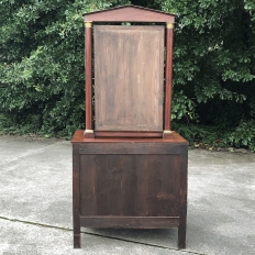 19th Century French Empire Period Mahogany Dresser with Mirror