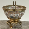 19th Century Chinese Rose Medallion Porcelain Centerpiece with French Bronze Mounts