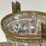 19th Century Chinese Rose Medallion Porcelain Centerpiece with French Bronze Mounts