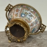 19th Century Chinese Rose Medallion Porcelain Centerpiece with French Bronze Mounts