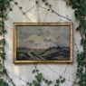 Framed Oil Painting on Canvas by Désiré Merny (1865–1947) 'Country Road at Dusk'