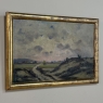 Framed Oil Painting on Canvas by Désiré Merny (1865–1947) 'Country Road at Dusk'