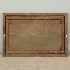 Framed Oil Painting on Canvas by Désiré Merny (1865–1947) 'Country Road at Dusk'