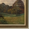 Framed Pastoral Oil Painting on Canvas by Léon Dardenne (1865–1912), dated 1897