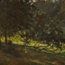 Framed Pastoral Oil Painting on Canvas by Léon Dardenne (1865–1912), dated 1897