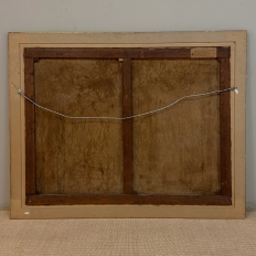 Framed Pastoral Oil Painting on Canvas by Léon Dardenne (1865–1912), dated 1897