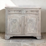18th Century French Louis XVI Whitewashed Buffet ~ Cabinet