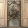Monumental 19th Century Hand-Painted French Beaux-Arts Chateau Trumeau with Parrots