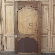 Monumental 19th Century Hand-Painted French Beaux-Arts Chateau Trumeau with Parrots