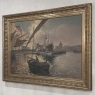Grand Signed Oil Painting on Canvas by Luigi Tafani, 'View of Venice' dated 1903