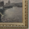 Grand Signed Oil Painting on Canvas by Luigi Tafani, 'View of Venice' dated 1903