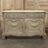 19th Century French Louis XV Low Buffet ~ Credenza in Stripped Oak