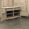 19th Century French Louis XV Low Buffet ~ Credenza in Stripped Oak