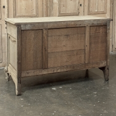 19th Century French Louis XV Low Buffet ~ Credenza in Stripped Oak