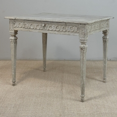 18th Century Swedish Painted Center Table ~ Writing Desk