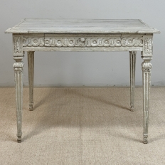 18th Century Swedish Painted Center Table ~ Writing Desk