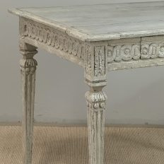18th Century Swedish Painted Center Table ~ Writing Desk