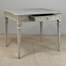 18th Century Swedish Painted Center Table ~ Writing Desk