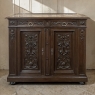 19th Century French Henri II Renaissance Revival Walnut Marble Top Buffet