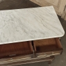 French Directoire Neoclassical Carrara Marble Top Commode