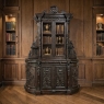 19th Century French Renaissance Two-Tiered Bookcase ~ Bibliotheque
