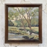 Framed Oil Painting on Canvas by Emile Roulin
