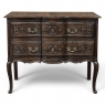Country French Louis XV Walnut Commode